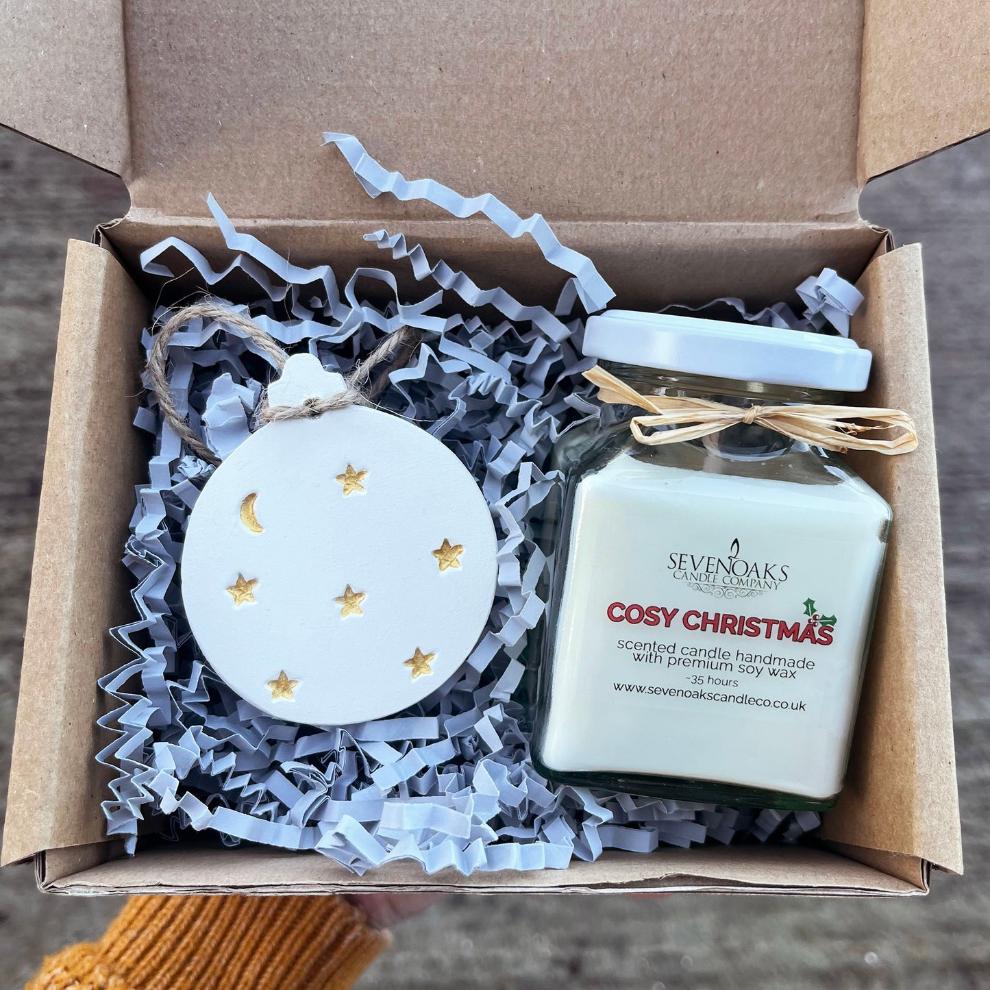 Christmas Candle & Decoration Set