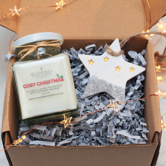 Christmas Candle & Decoration Set