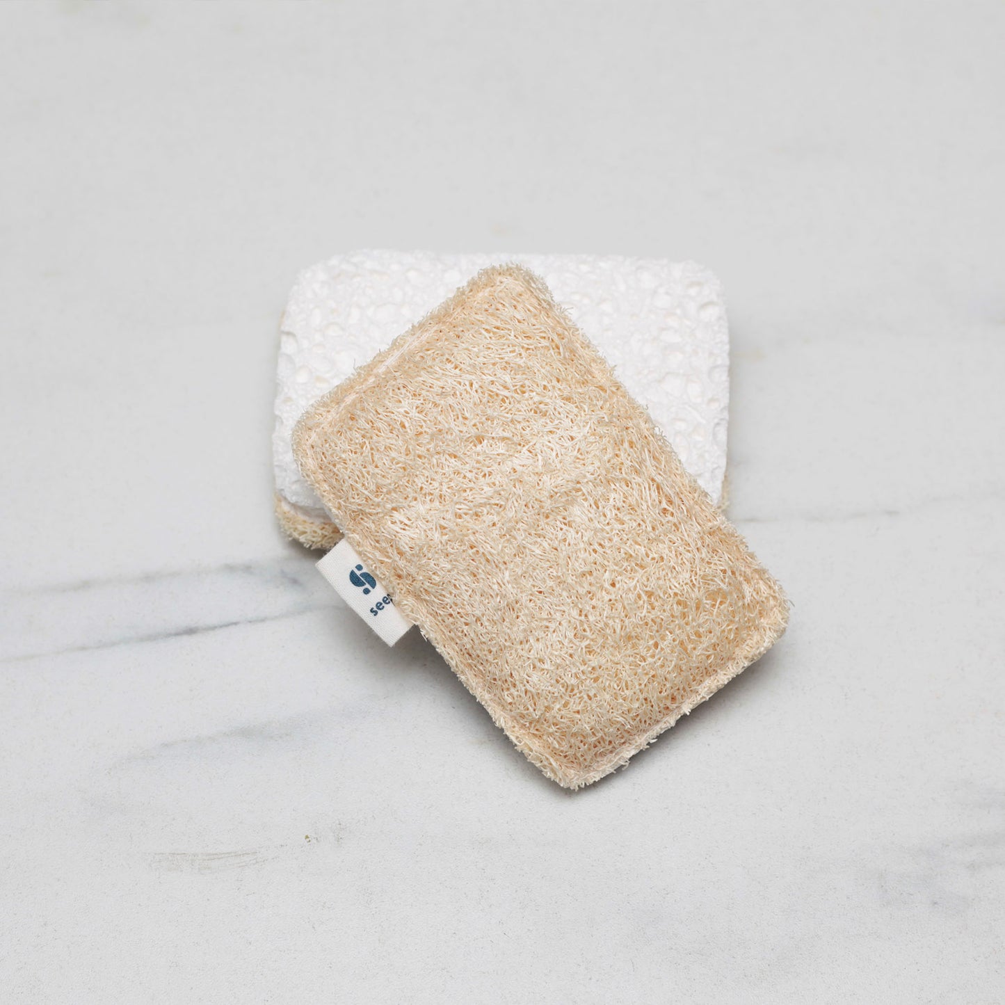 Compostable Sponge with Scourer