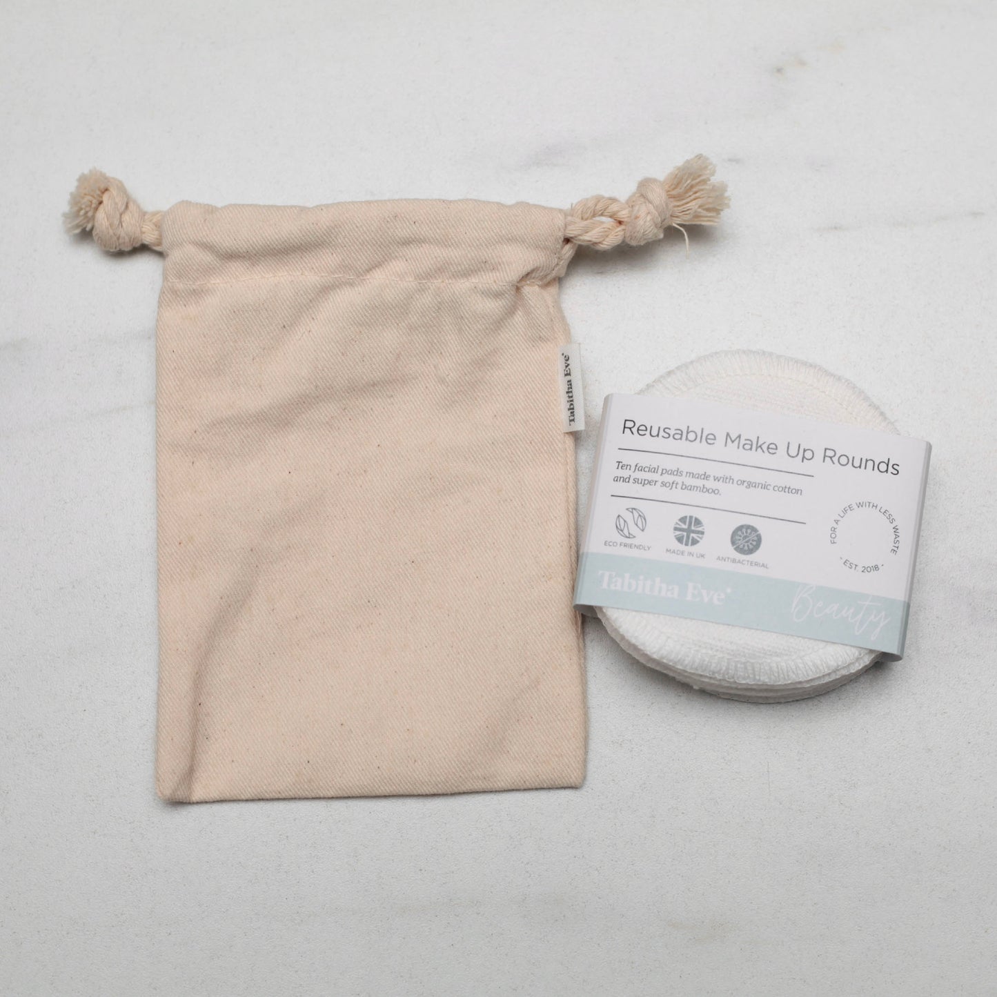 Reusable Make Up Rounds Storage Bag